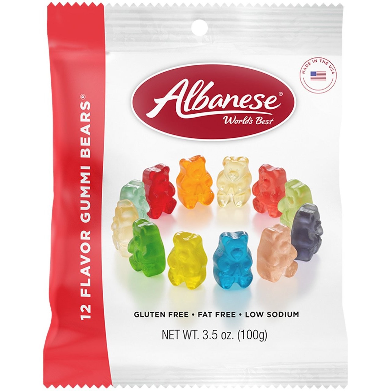 ALBANESE GUMMI BEARS 12 FLAVOR 100g