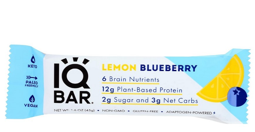 IQ BAR KETO LEMON BLUEBERRY CHIP 45g