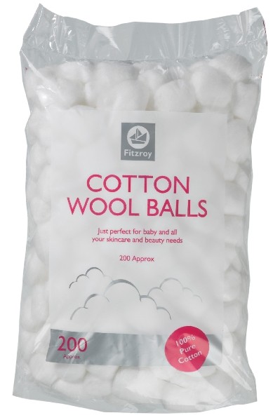 Fitzroy Cotton Wool Balls, 200