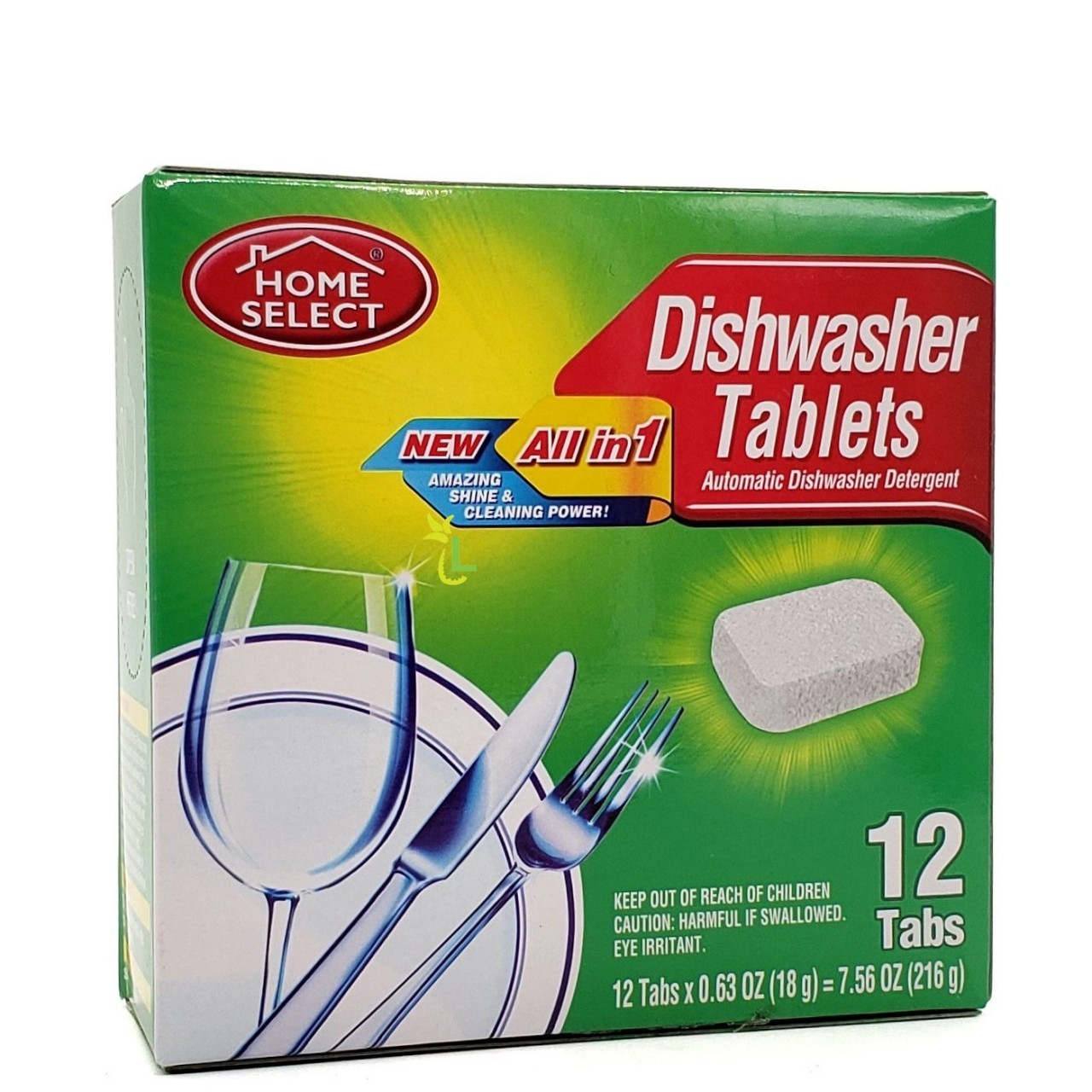 HOME SELECT DISHWASHER TABS 12s
