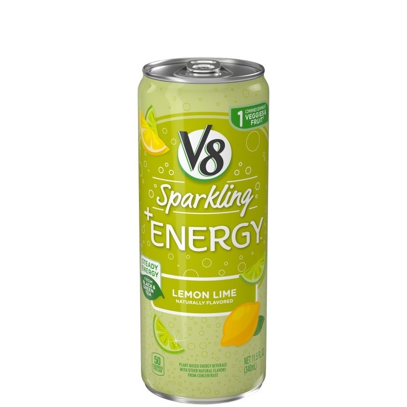 V8 SPARK ENERGY LEMON LIME 11.5oz