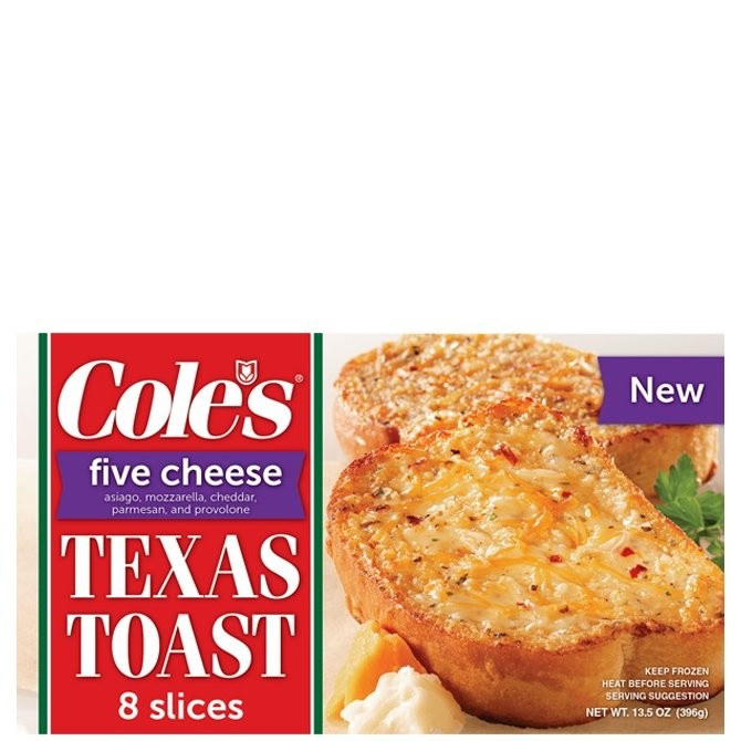 COLES TEXAS TOAST FIVE CHEESE 13.5oz