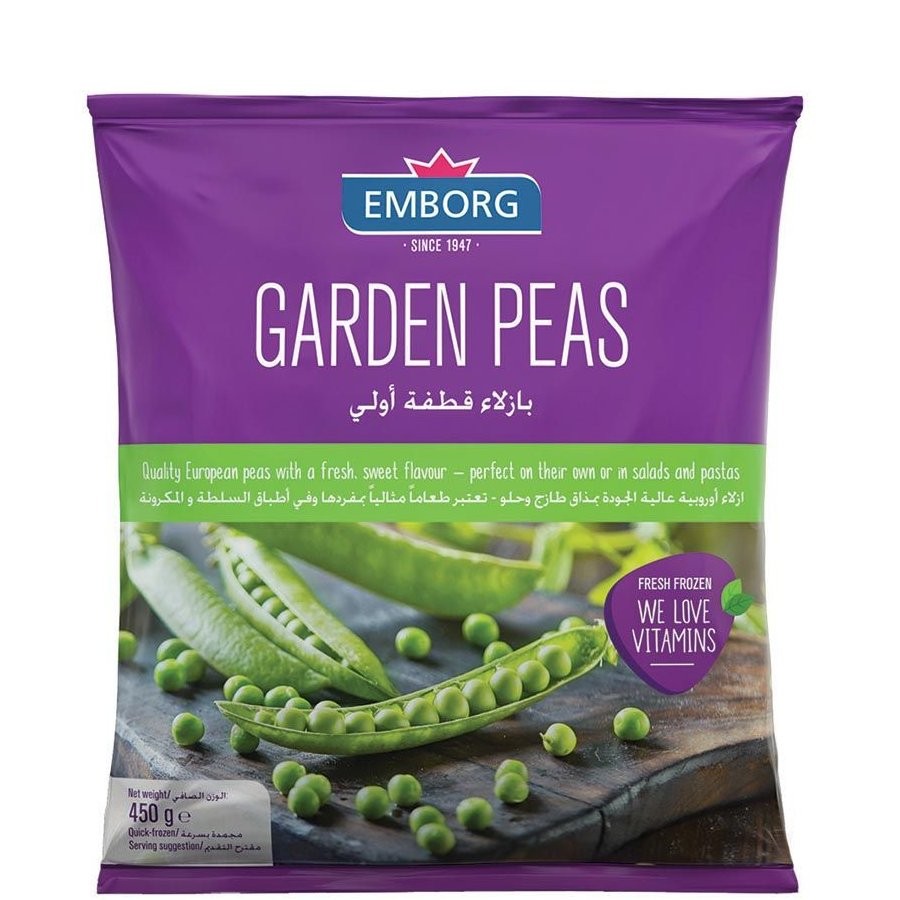 EMBORG GARDEN PEAS 450g