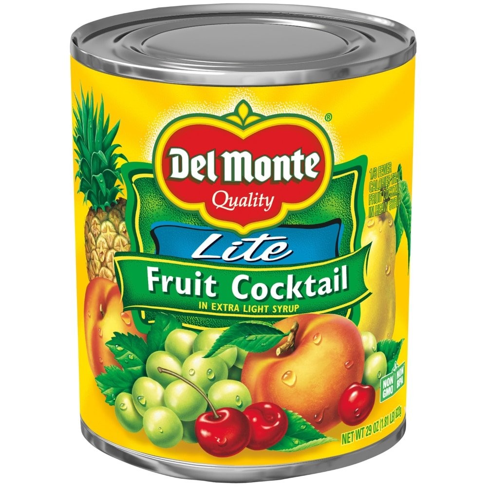 DEL MONTE FRUIT COCKTAIL LITE SYRUP 29oz
