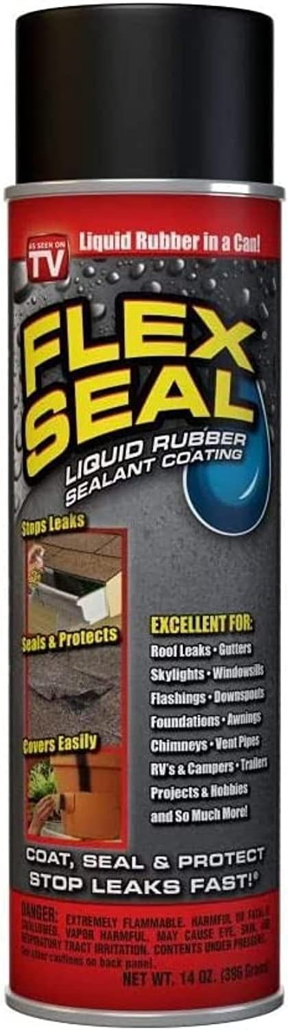 14 oz. Black Liquid Rubberized Flex Sealant