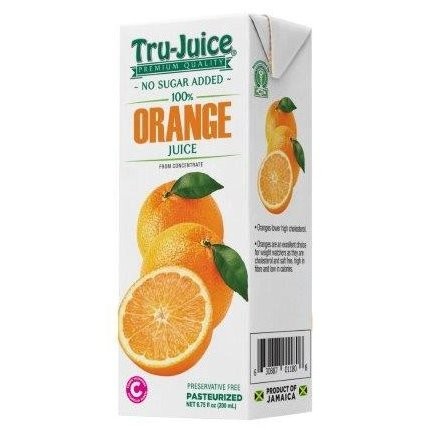 TRU-JUICE 100% ORANGE 200ml