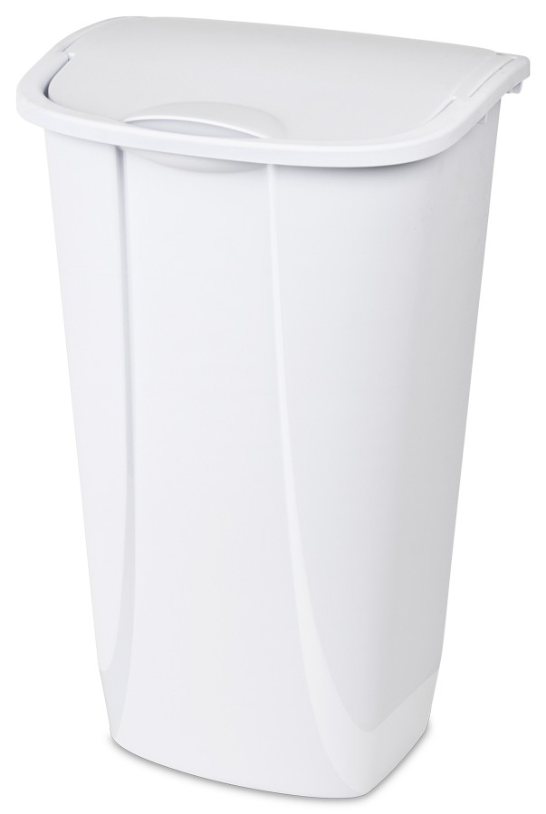 Sterilite 10938006 11-Gallon Swing-Top Wastebasket