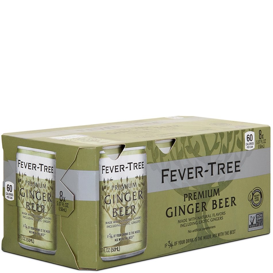 FEVER TREE GINGER BEER 8x150ml