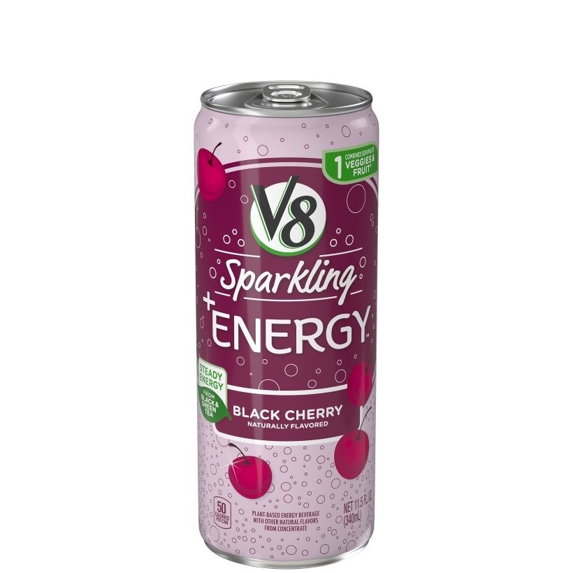 V8 SPARK ENERGY BLACK CHERRY 11.5oz