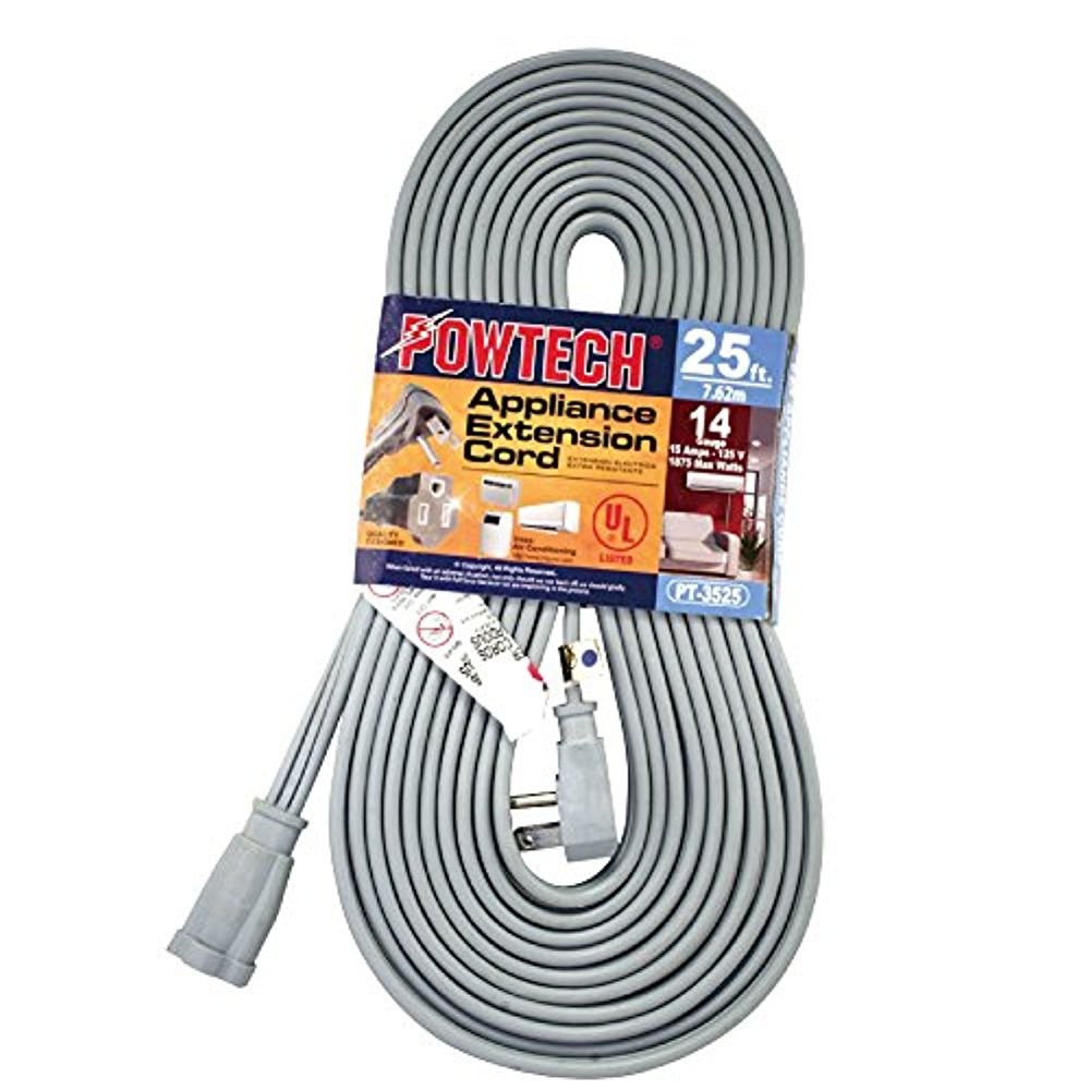 POWTECH EXTENSION CORD APPLIANCE 25ft