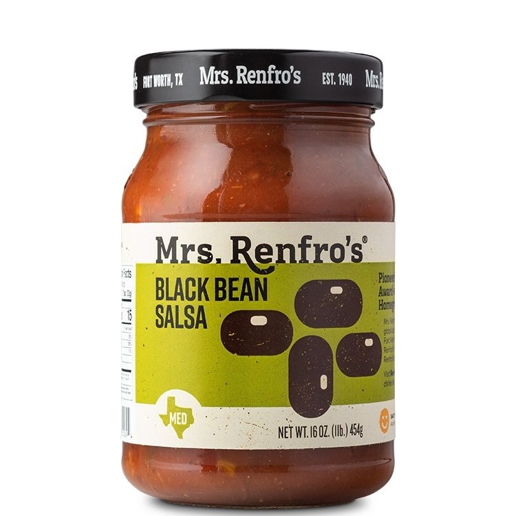 MRS RENFROS SALSA BLACK BEAN 16oz