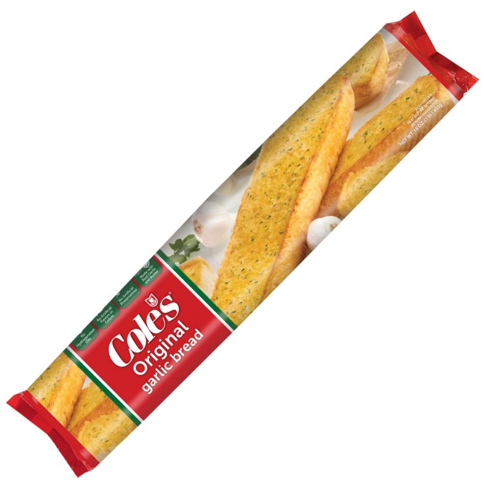 COLES GARLIC BREAD 1lb