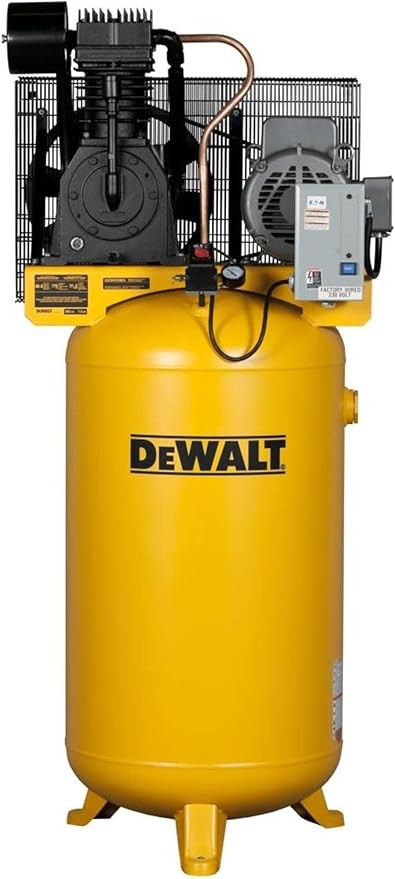 Dewalt DXCMV7518075 7.5 HP 80 Gallon Oil Lube Stationary Air Compressor with WEG Motor