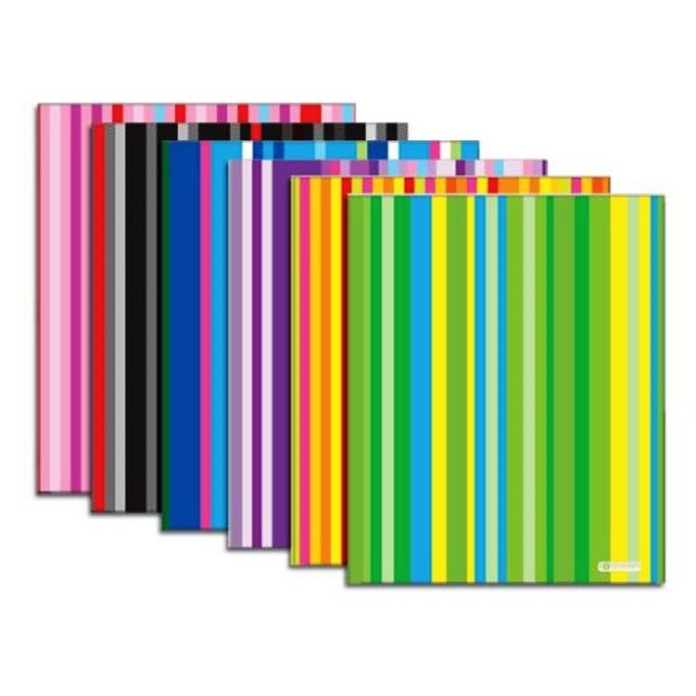 Bazic 3169 Stripes 2-Pocket Poly Portfolio
