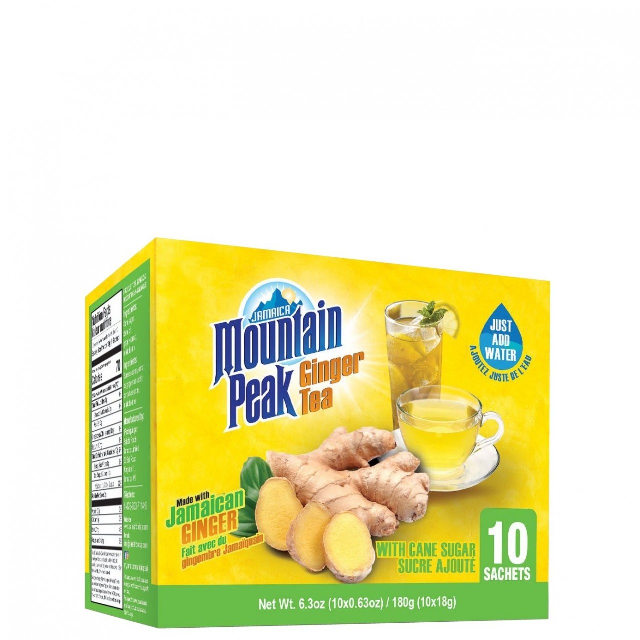 MT PEAK TEA INSTANT GINGER WS 10x18g