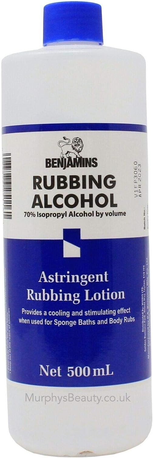 Benjamins Rubbing Alcohol 500ml