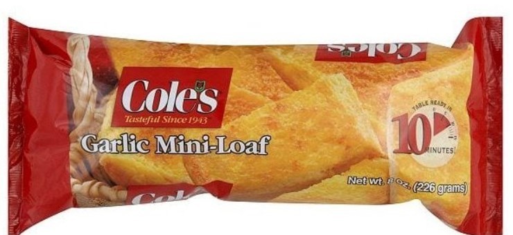 COLES GARLIC BREAD MINI 8oz