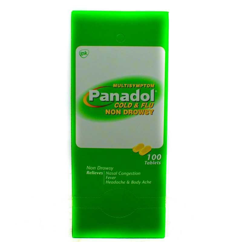 GSK PANADOL MULTI SYMPTOM COLD & FLU NON DROWSY 100 CAP