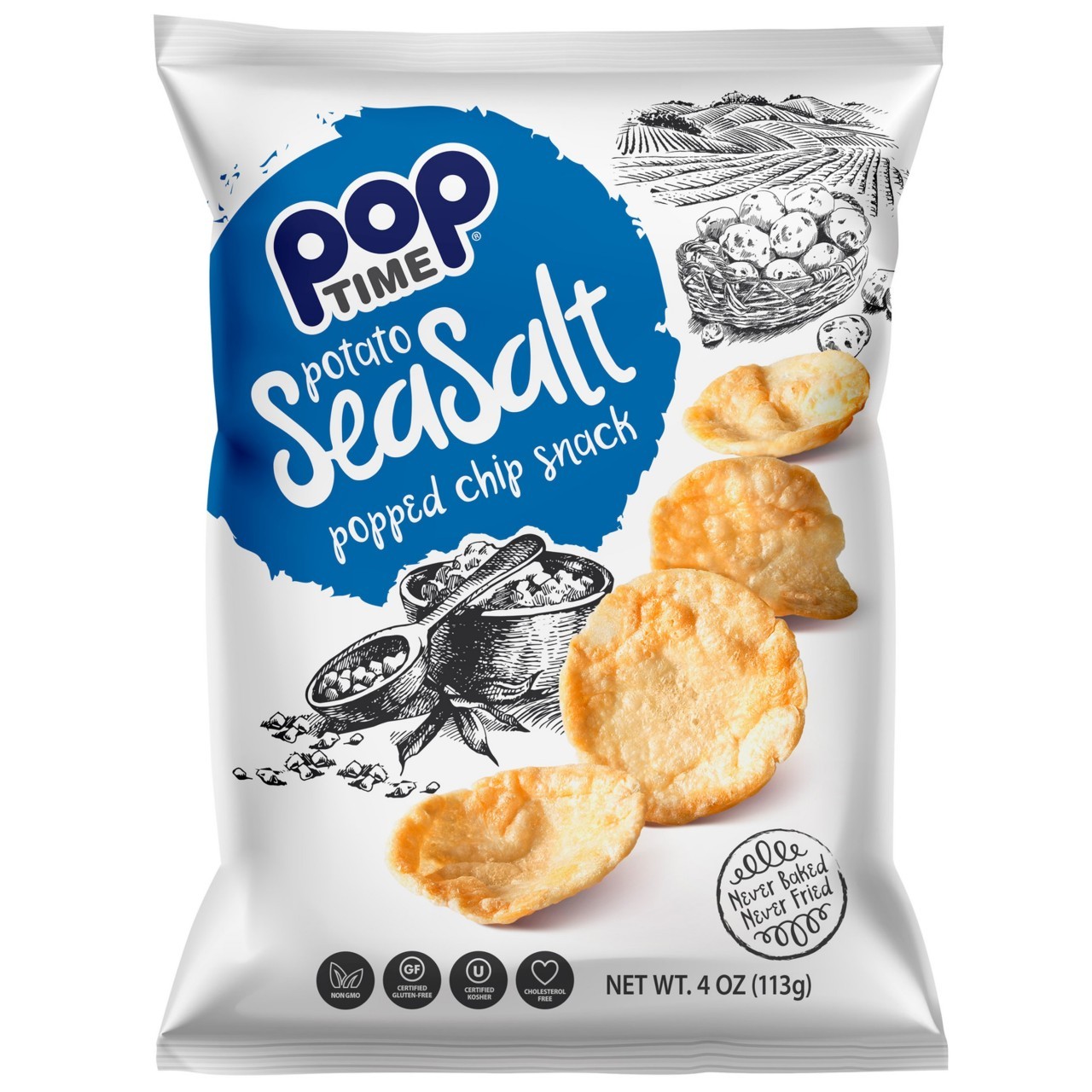 POP TIME POTATO SEA SALT 4oz