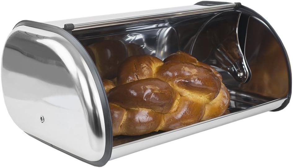 Home Basics Stainless Steel Bread Box