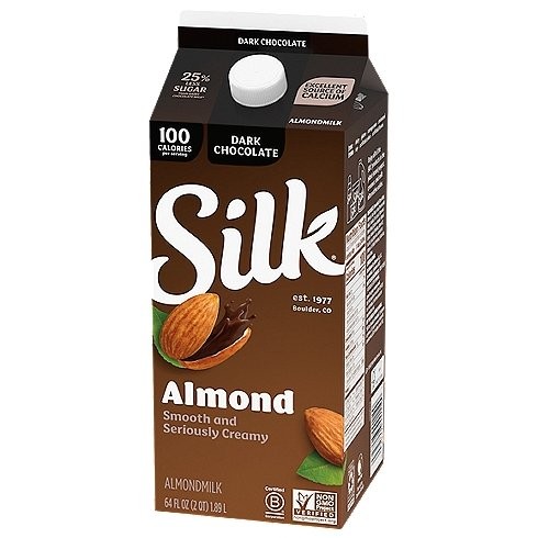 SILK ALMOND DARK CHOCOLATE 64oz