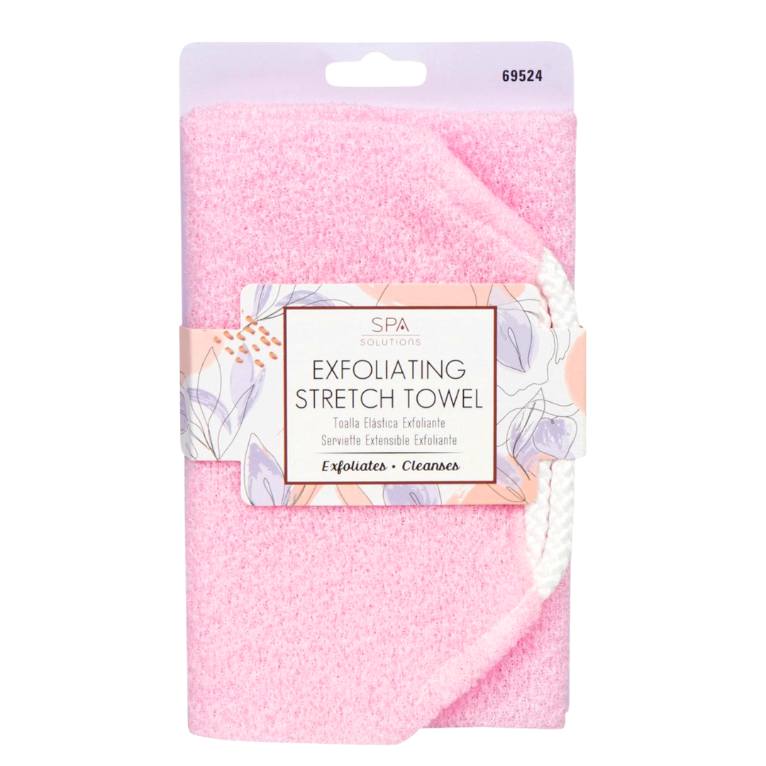 Cala Spa Solutions Exfoliating Stretch Towel (Pink)