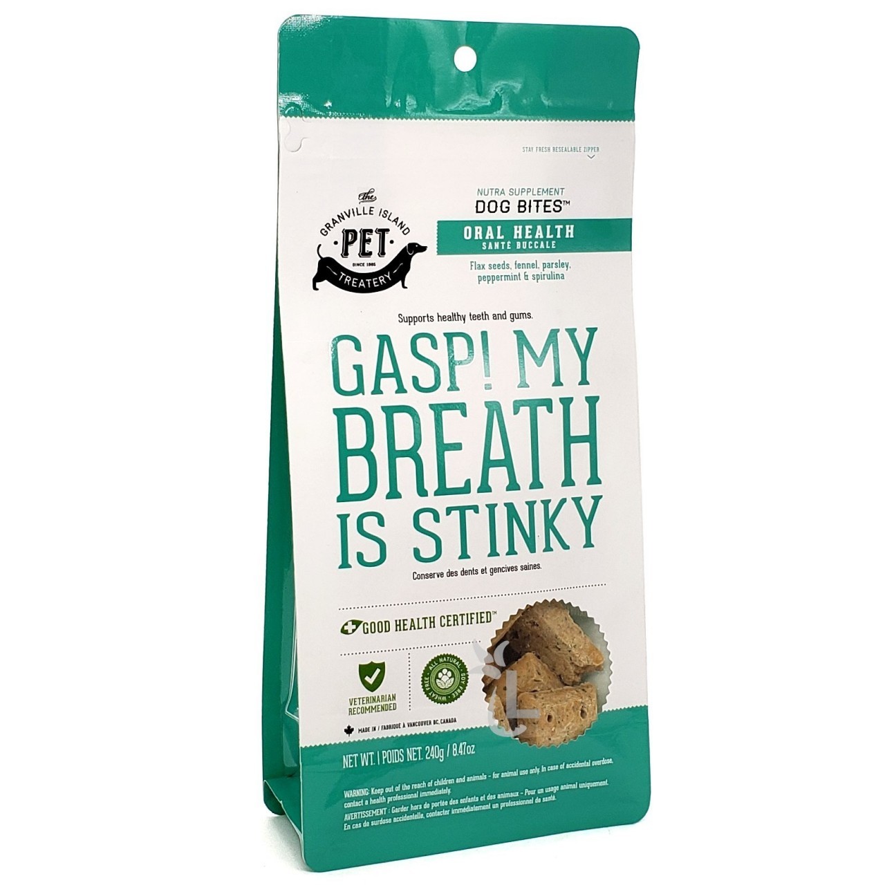 GRANVILLE ISLAND GASP DOG BITES 240g