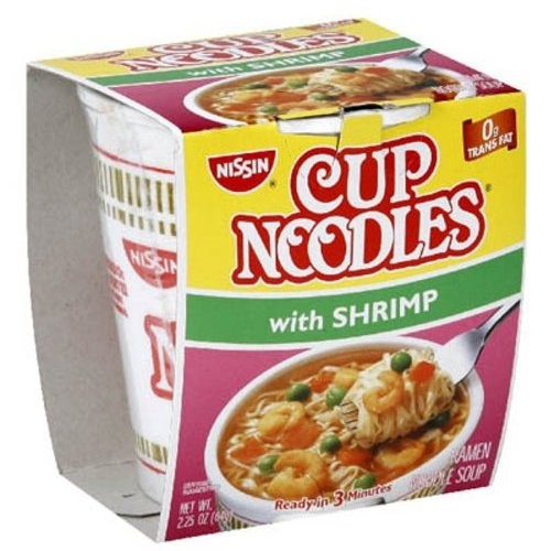 NISSIN CUP NOODLES SHRIMP 64g