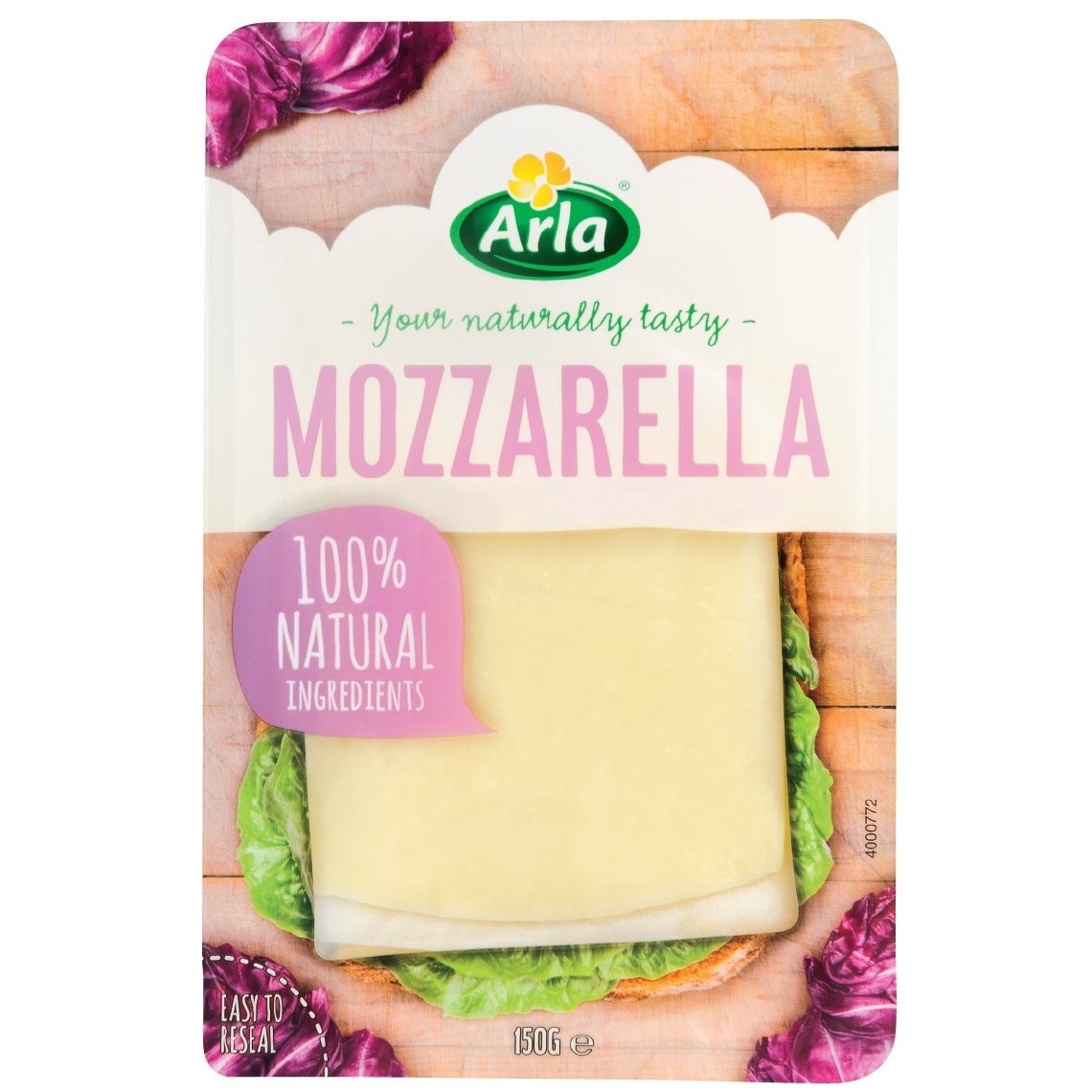 ARLA MOZZARELLA SLICES 150g