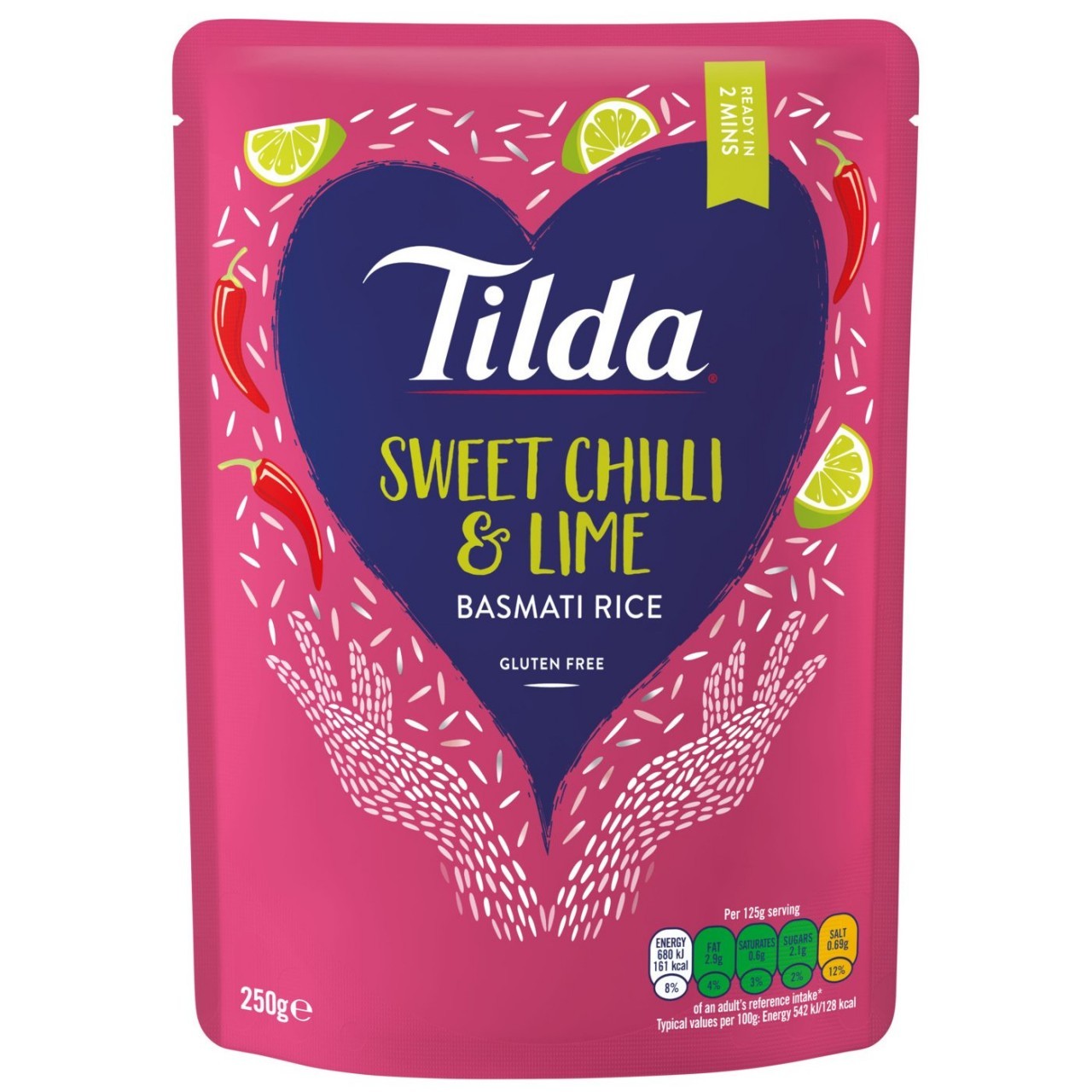 TILDA RICE BASMATI CHILLI LIME 250g