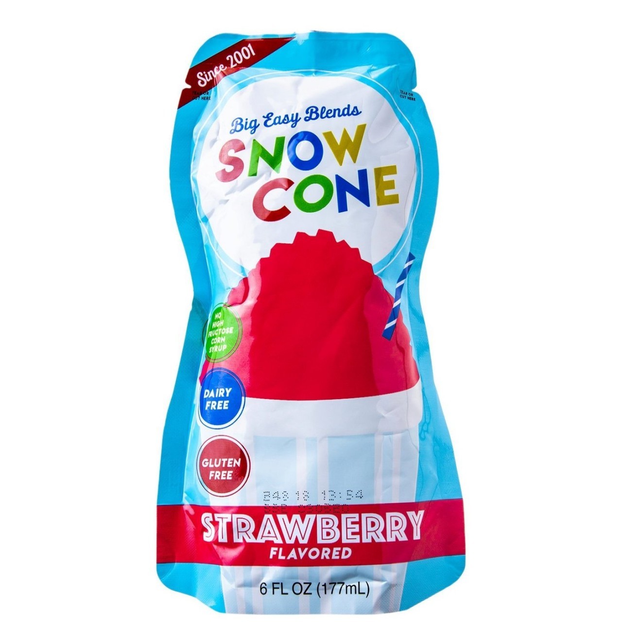 BIG EASY STRAWBERRY SNOWCONE 6oz