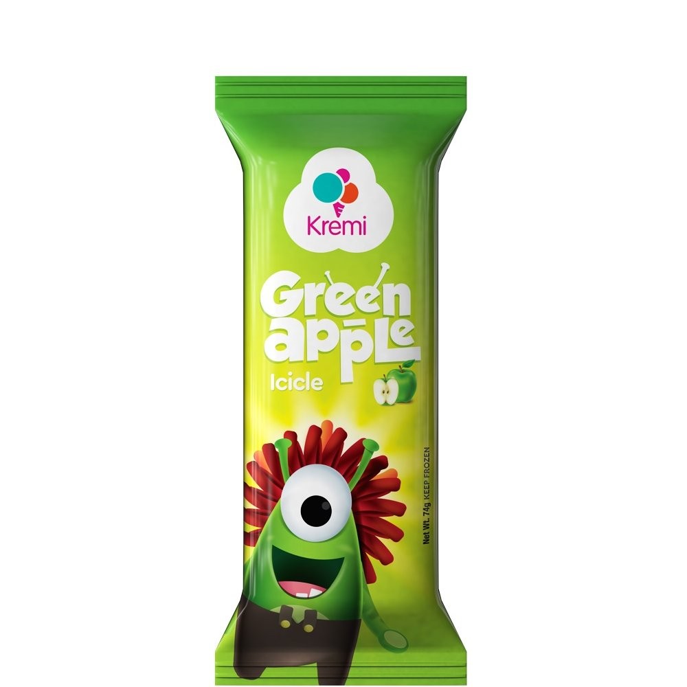 KREMI ICICLE GREEN APPLE 74g