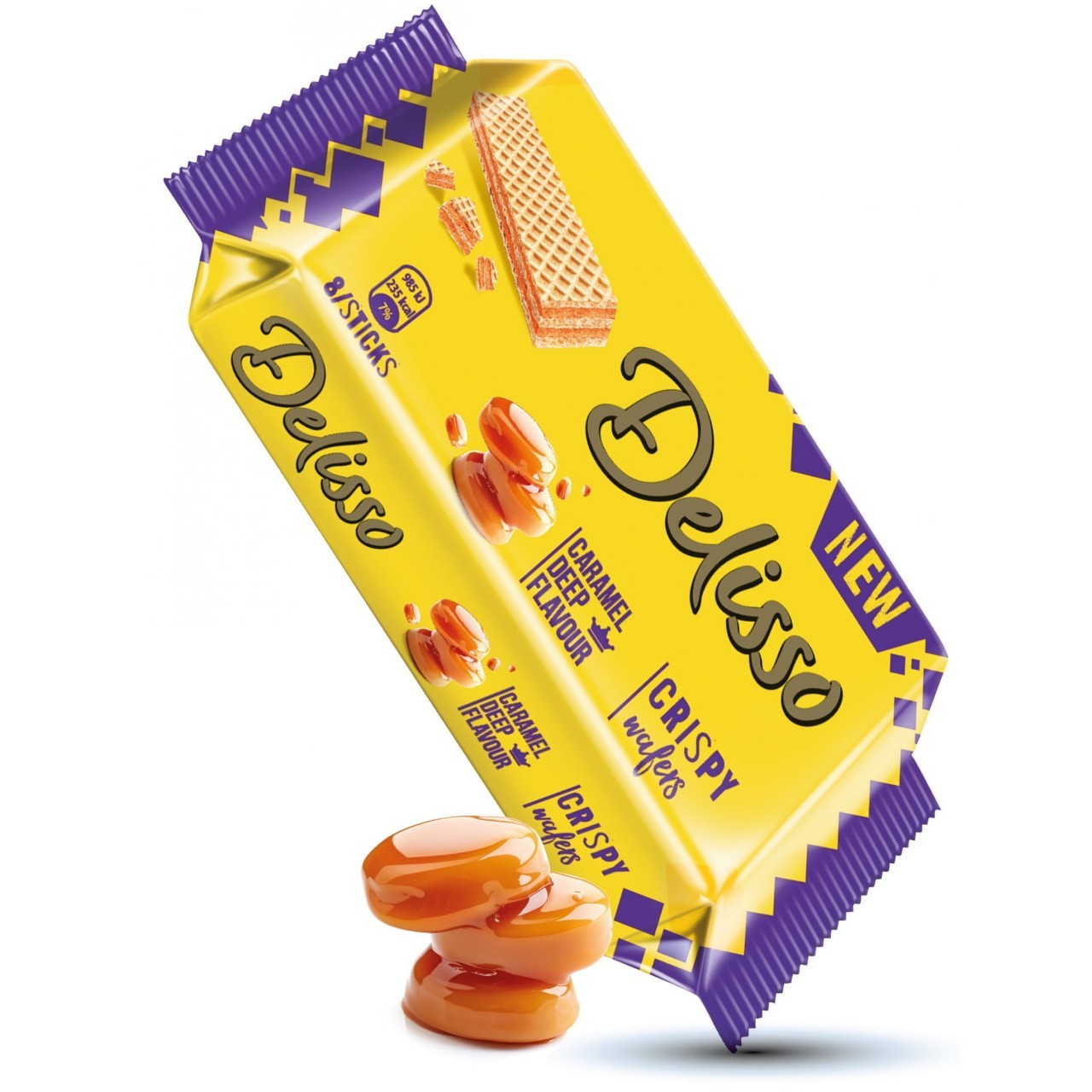 TOREN DELISSO WAFERS CARAMEL 8s
