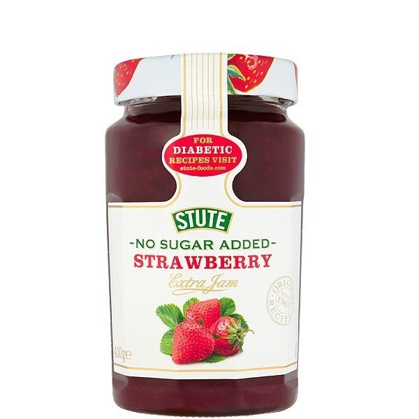 STUTE DIAB JAM STRAWBERRY 430g