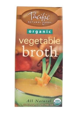 PACIFIC ORGANIC VEGETABLE BROTH 32oz