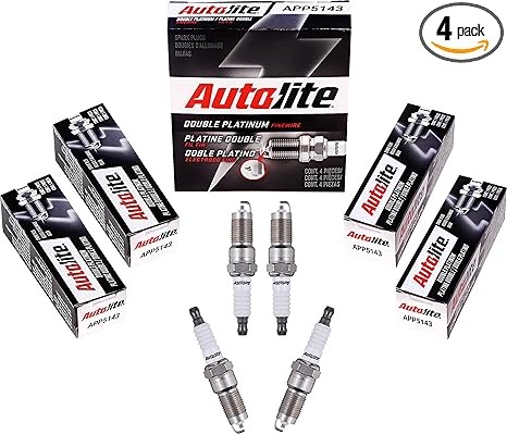 Autolite APP5701 Double Platinum Automotive Replacement Spark Plug (1 Pack)