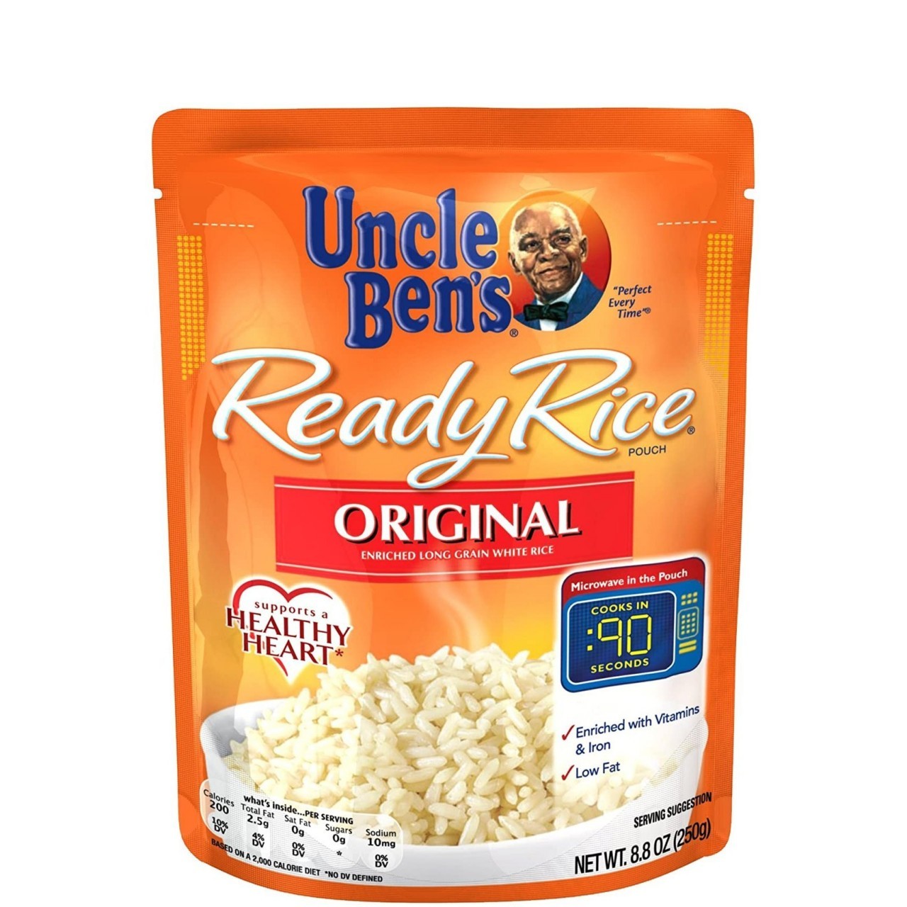 UNCLE BENS RICE LONG GRAIN ORIG 8.8oz