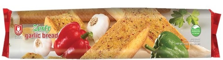 COLES GARLIC BREAD ZESTY 1lb