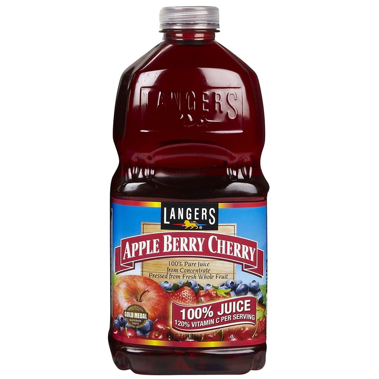 LANGERS APPLE BERRY CHERRY 64oz