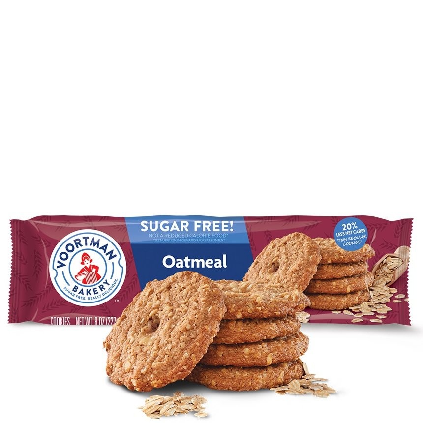 VOORTMAN OATMEAL COOKIE SF 8oz