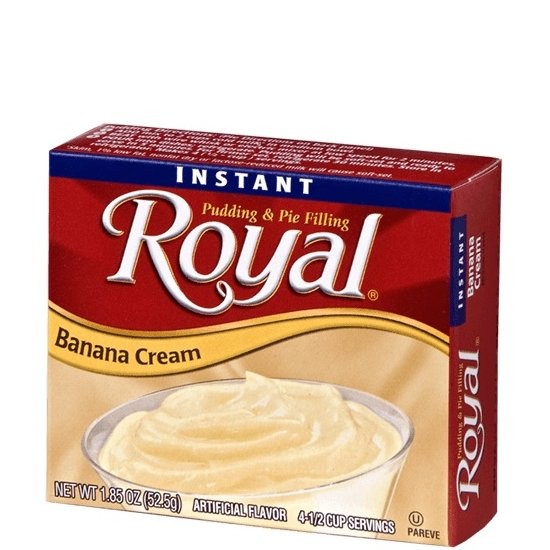 ROYAL PUDDING BANANA CREAM 1.85oz