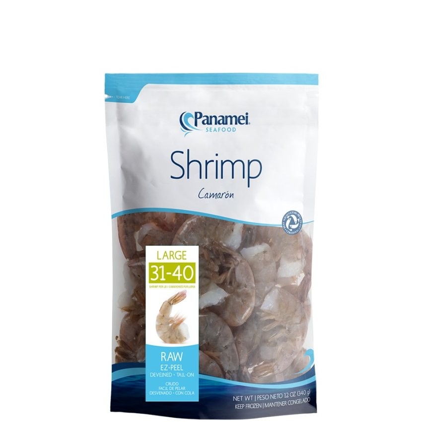 PANAMEI SHRIMP 31-40 P&D TAIL ON 1lb