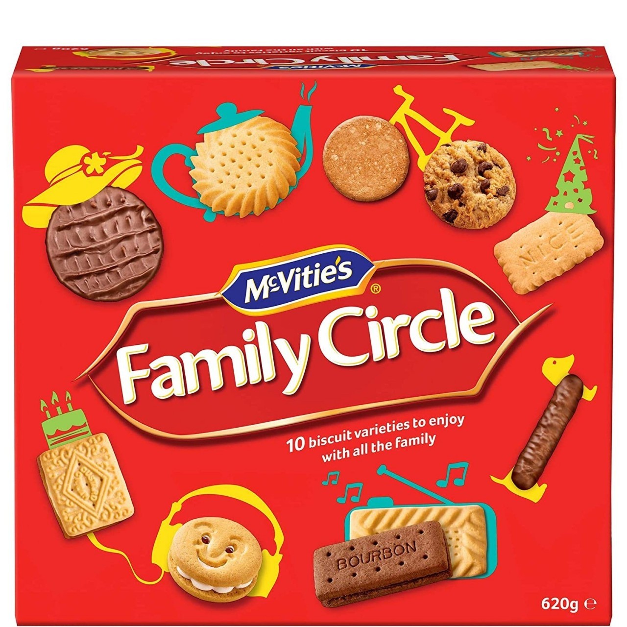 MCVITIES FAMILY CIRCLE 620g