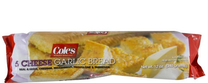 COLES GARLIC BREAD 5 CHEESE 12oz