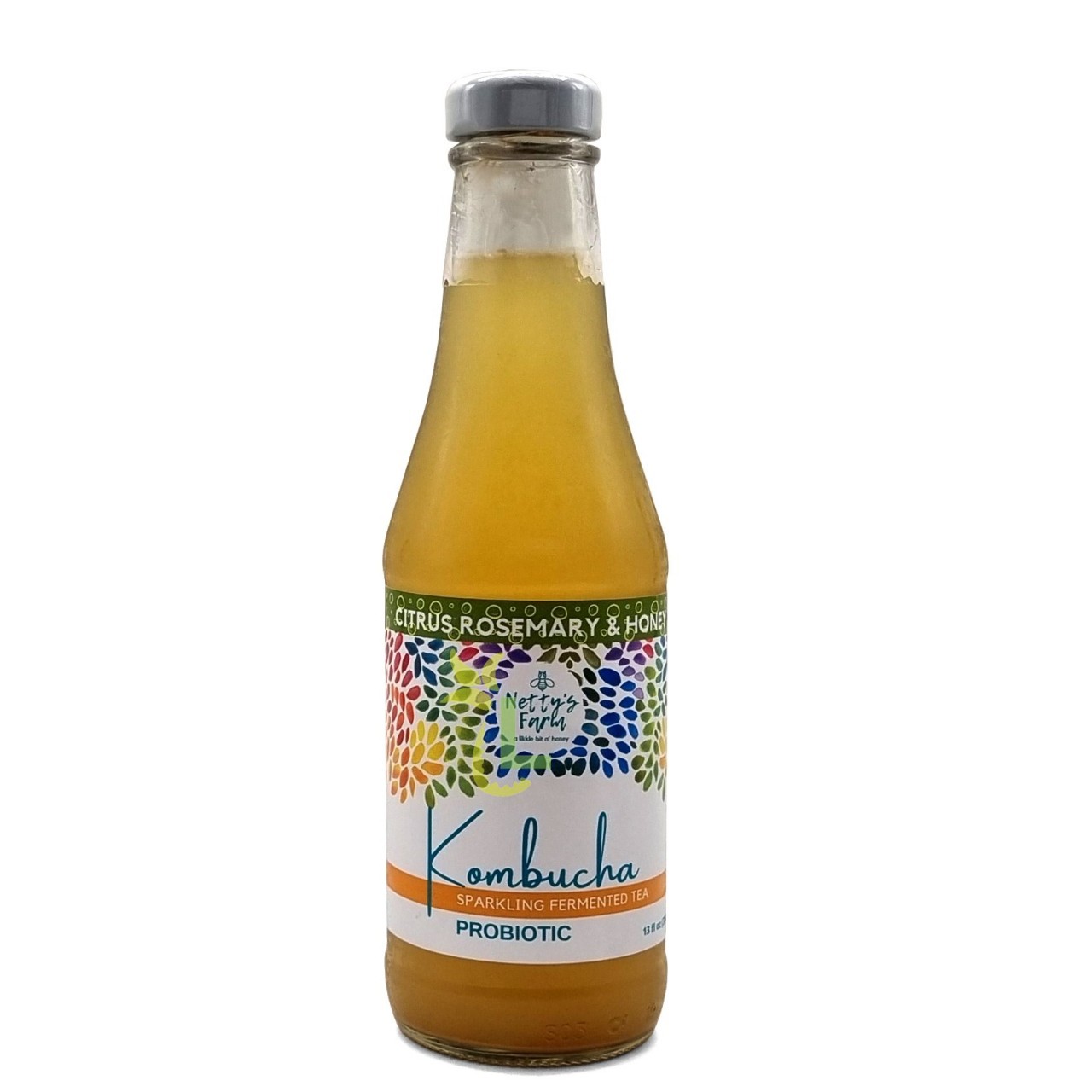 NETTYS KOMBUCHA ROSEMARY HONEY 13oz