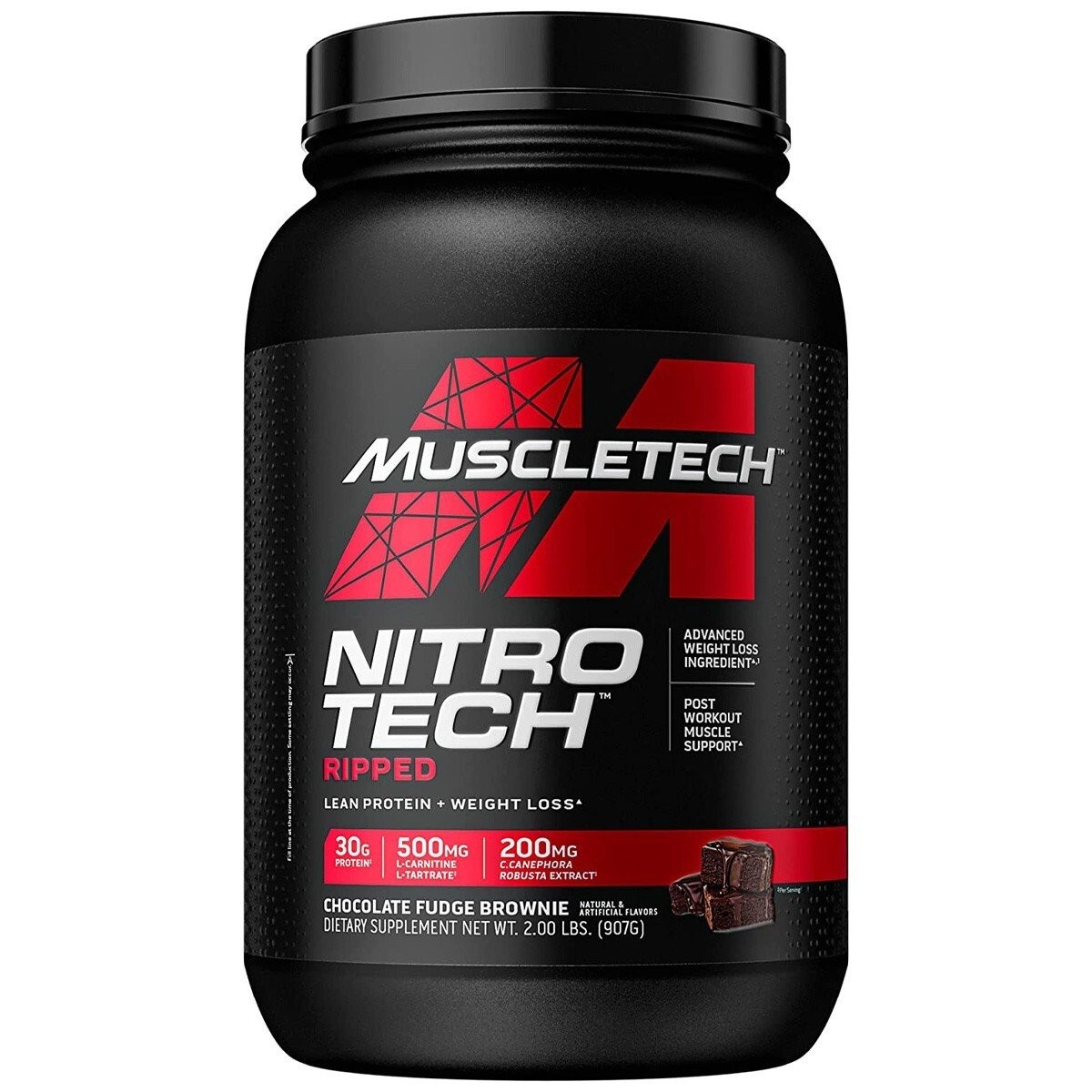 NITRO TECH RIPPED CHOC FUDGE BROWNIE 2lb