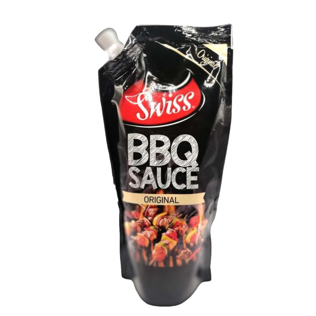 SWISS BBQ SAUCE HOT SPICY $60 off 565g SWISS BBQ SAUCE ORIGINAL $60 off 565g