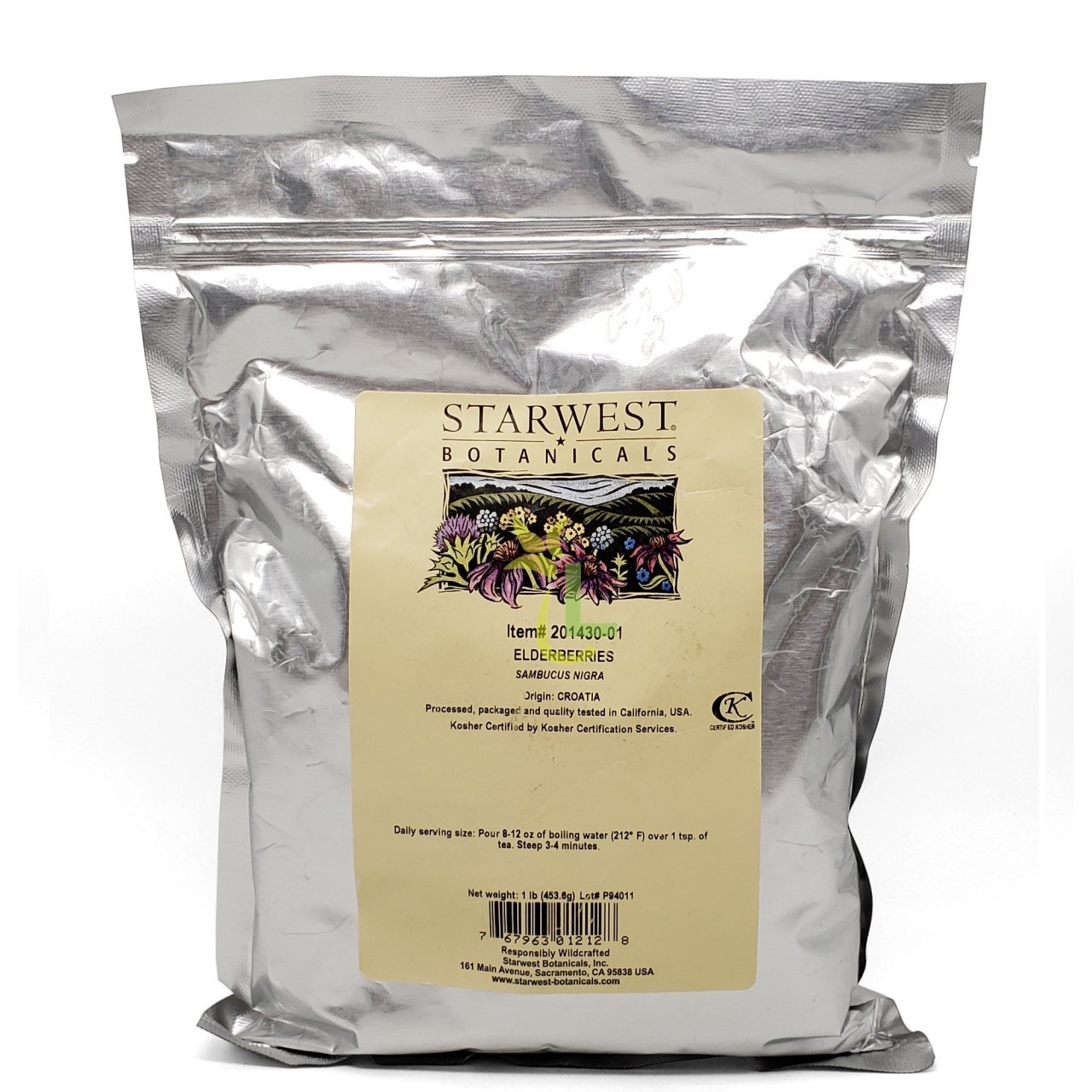 STARWEST ELDERBERRIES 1lb