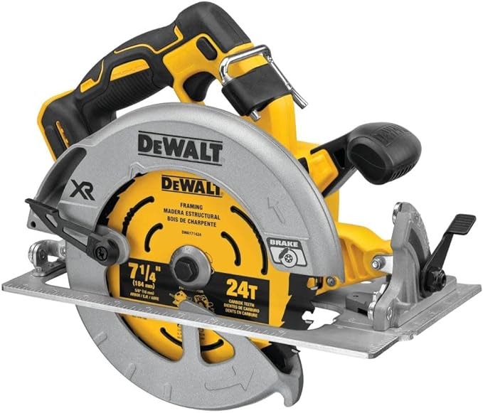 DEWALT 20V MAX* XR® BRUSHLESS 7-1/4" CIRCULAR SAW WITH POWER DETECT™ (Tool Only) (DCS574B)