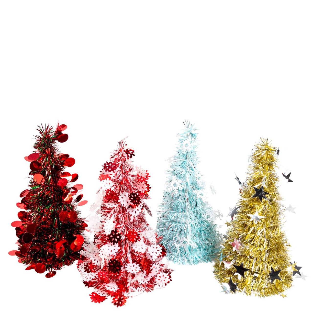 REGENT XMAS TINSEL TREE 10in